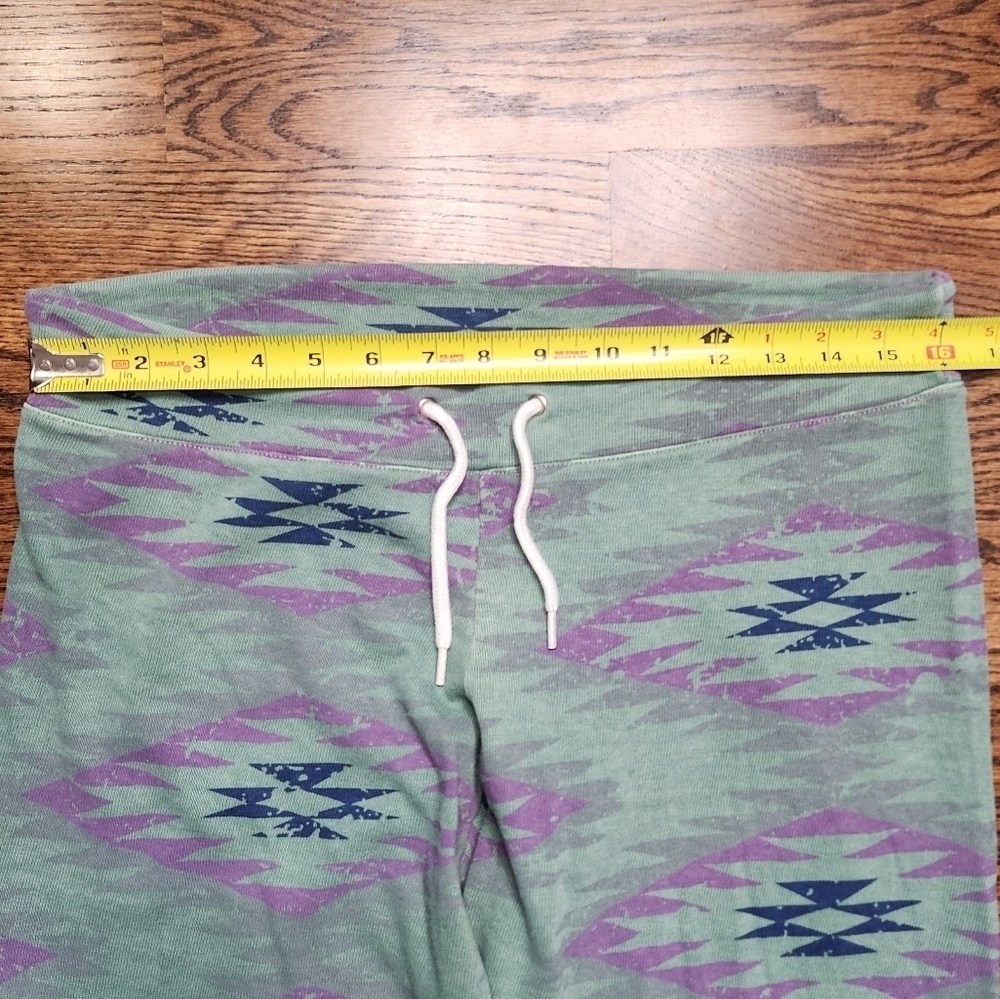 Monrow Aztec Pattern Joggers Size Medium - Picture 4 of 5